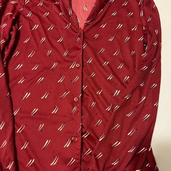 𝅺VINTAGE Alex Colman red button down M - Picture 5 of 11